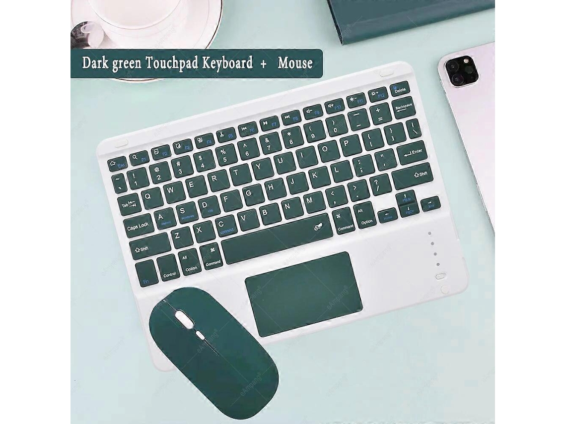 Teclado Bluetooth Compatível Com Russo, Árabe, Coreano, Espanhol, Para Android, Samsung, Windows, Apple, Mac, Ipad. Everley891