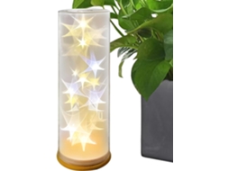 Mesa genérica em formato de estrela, decoração moderna para iluminação ambiente.