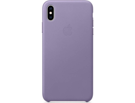 Capa  iPhone XS Max Leather Roxo