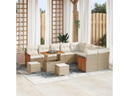 Vidaxl Conjunto De Sofá De Jardim 12 Unid. 12-número De Lugares