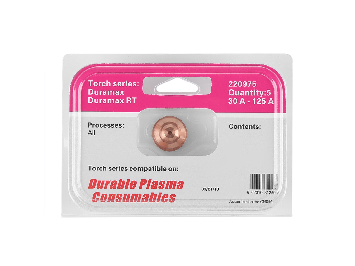 5 Piezas De Consumíveis Para Tocha De Corte Plasma, Bico 220975 Acessórios Ferramentas Para Max125