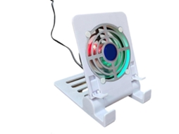 Suporte Com Ventilador Usb Para Tablets E Celulares, Cooler Portátil Com Ângulo Ajustável.