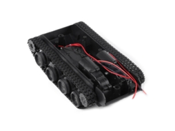 Kit De Chasis De Tanque Plástico Ligero Com Motor 130 3v-7v Para Diy