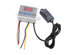 Controlador Digital De Umidade Xh-w3005 Sensor 0~99%rh Com Painel Simples E Alta Precisão