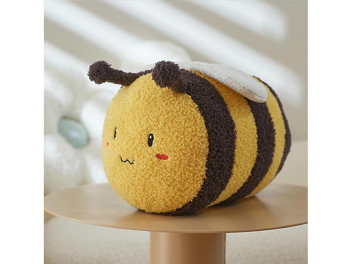 Rebe almofada em Forma de Abelha Lindo Travesseiro de Pelúcia Decorativo Confortável Resistente 30cm para Presente Lar Dormitório Sofá