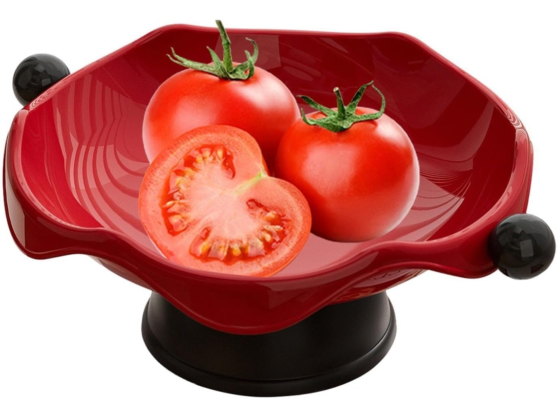 Expositor De Frutas Com Base Elevada Moderna E Escorredor.