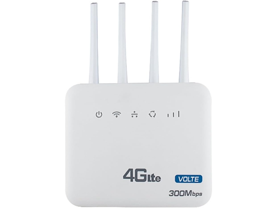 Roteador Wi-fi 4g Lte Com Interface Para Celular E Entrada Sim