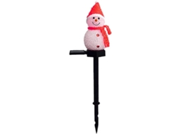 Laxiscreed Lâmpada Solar De Natal Com Boneco De Neve Para Jardim E Decoração Natalícia