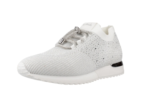 Sapatos De Mulher La Strada Tecido Branco (37)