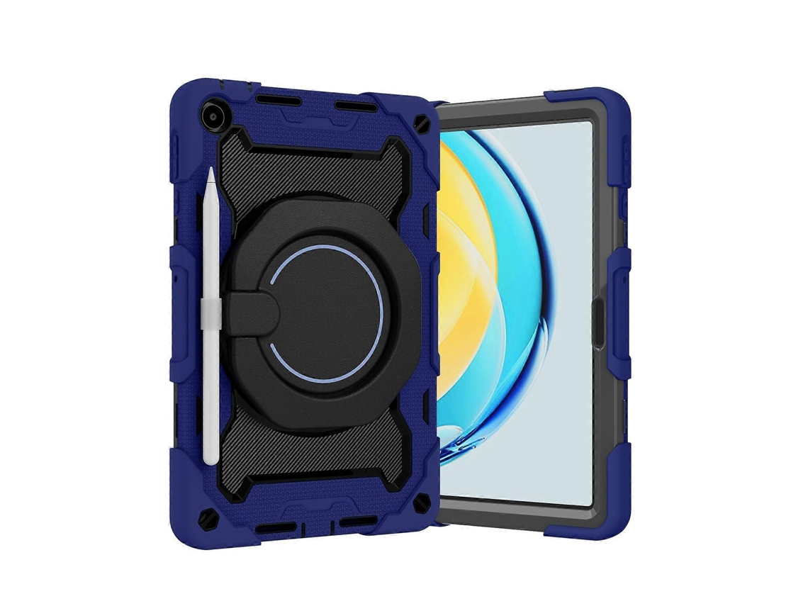 Capa Para Tablet Huawei Matepad Se 10.4 2023 Armor Em Silicone Com Contraste De Cores + Pc