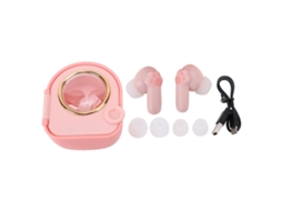 Fones de Ouvido Bluetooth Somic C10 com design de patinha de gato e reprodução TWS