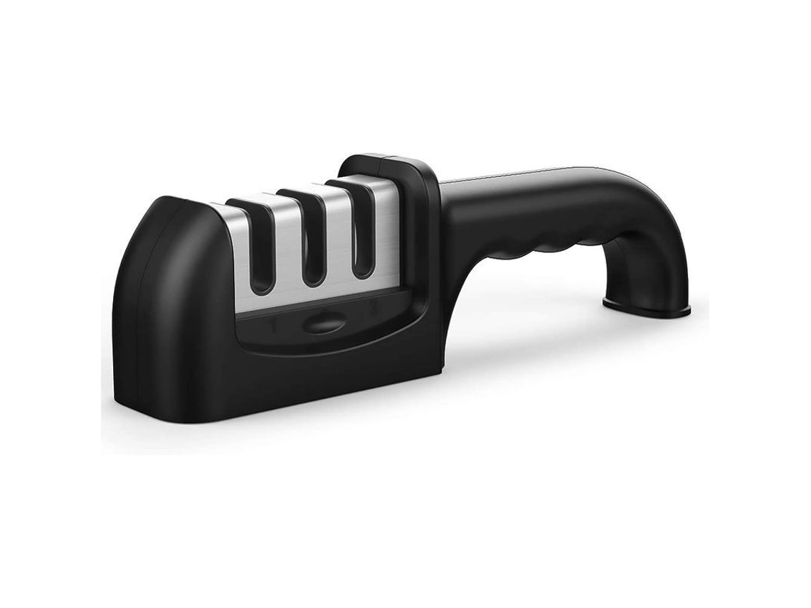 2026 afilador de Cuchillos Manual de 3 Niveles Portátil para Cocina Afila Cuchillos de Acero Inoxidable Sin Filo Rápidamente Y Segura