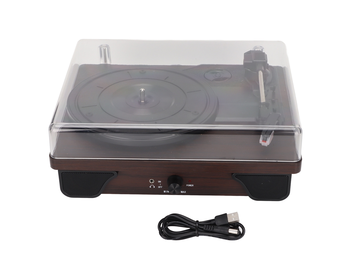 Tocador de Vinil LAXISCREED 3 Velocidades Bluetooth Vintage