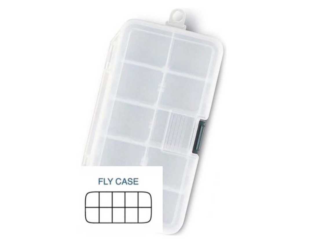 Caixa Isca Fly Case 6 Transparentemeiho