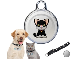 Mini Coleira Gps Impermeável Rastreamento Tempo Real Pet