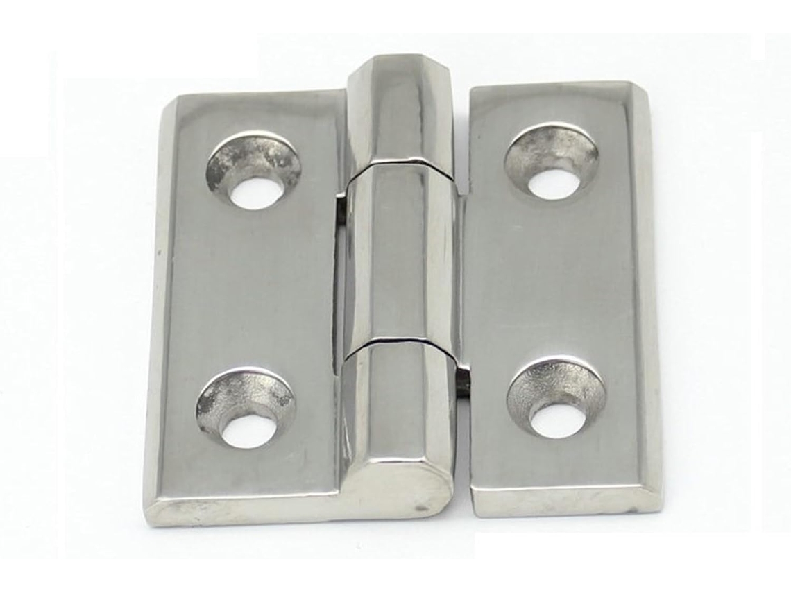 Dobradiça Xjj 226-2 Para Painel De Distribuição Equipamentos Pesados, 50x50 Mm, Em Aço Inoxidável 304, Para Portas De