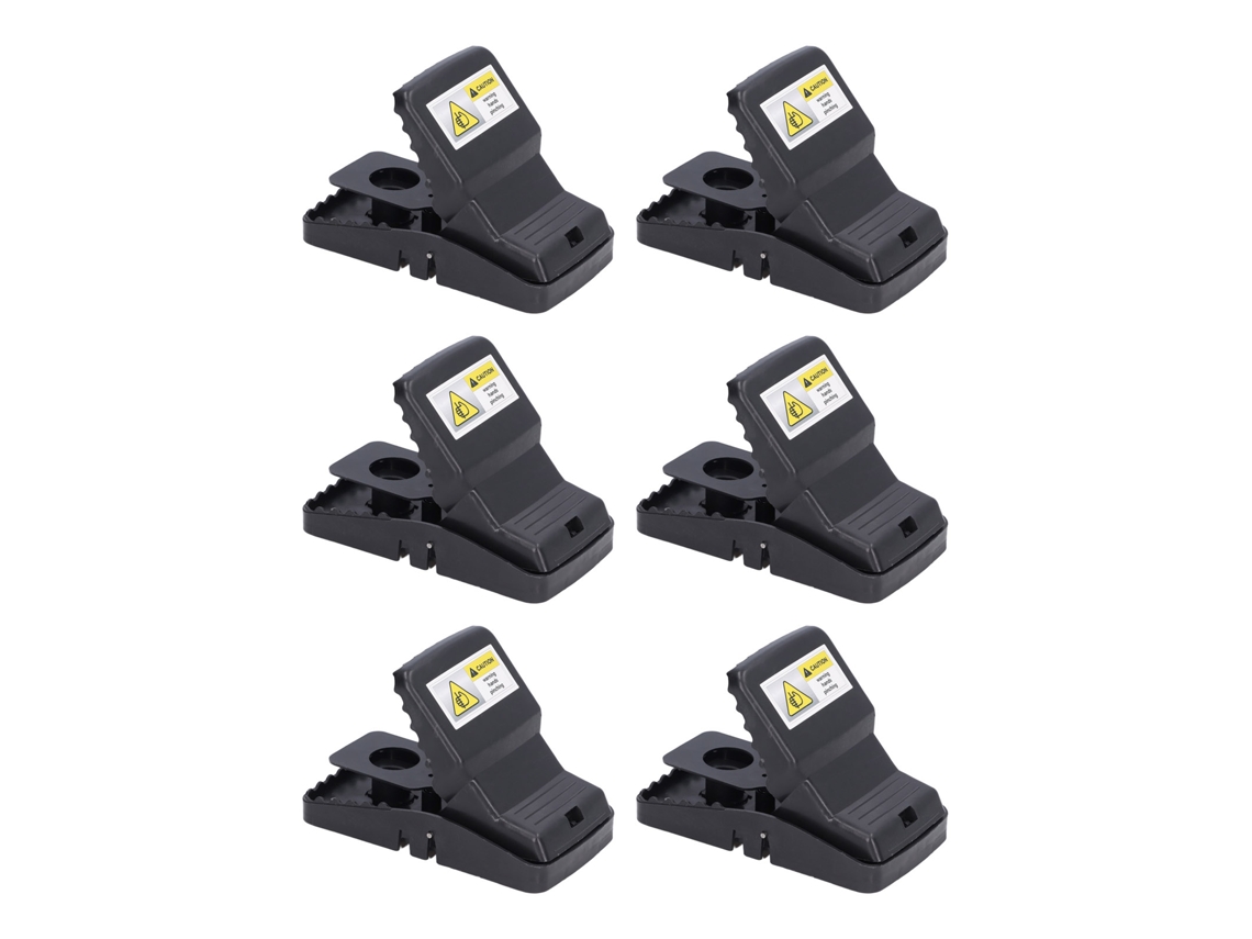 ARMADILHAS para Ratos Primerox plásticas 6pcs com alta sensibilidade e segurança com S/MARCA