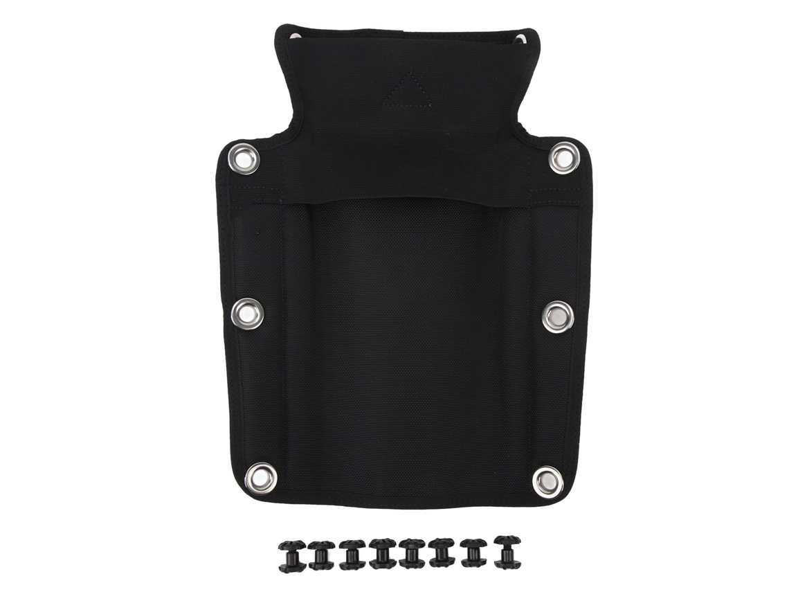 Cushion Para Placa De Costas De Mergulho Scuba Tech Bcd Backrest Para Oms Hollis Preto