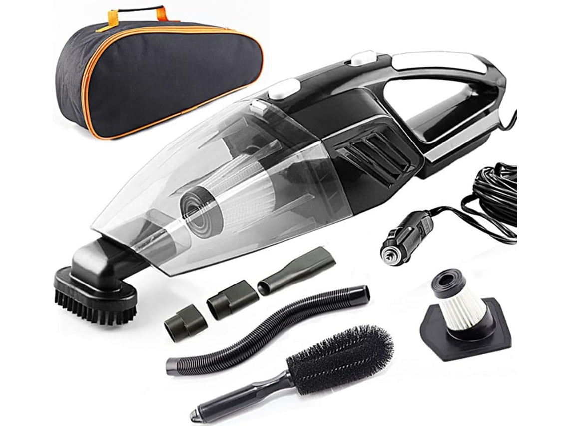 Aspirador De Pó 2em 1 12v Secut Threshold 5000pa Para Carro, Com Luzes Led