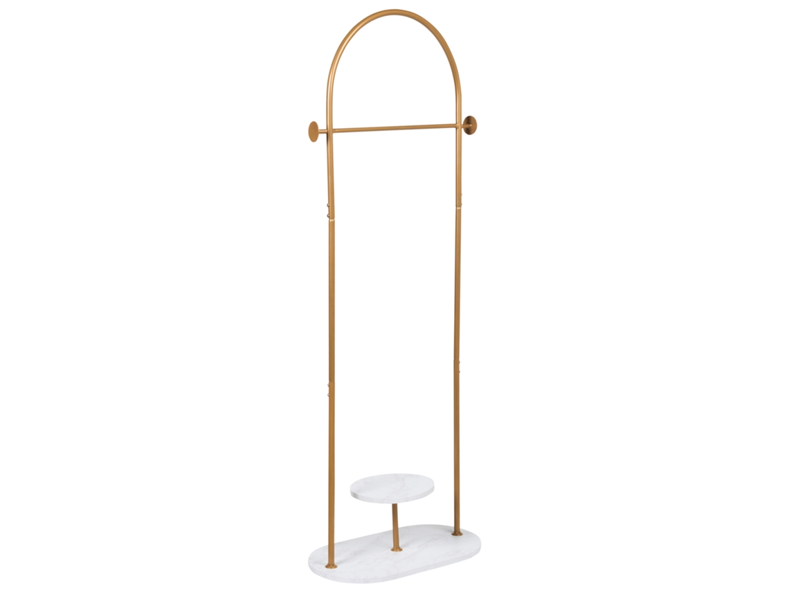 Bengaleiro Beliani Hardin De Aço Dourado 60x33x174