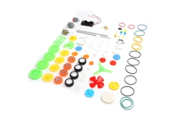Kit De Engrenagens De Plástico Laxiscreed Para Veículos, Navios E Aviões – Diy Incluído