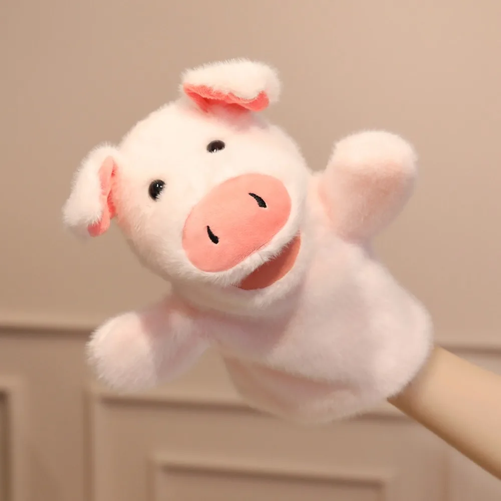Fantoche de Dedo de Animal Brinquedo Interativo e Macio para Educação Infantil Ideal para Contar Histórias com os Dedos MDUG (porquinho)
