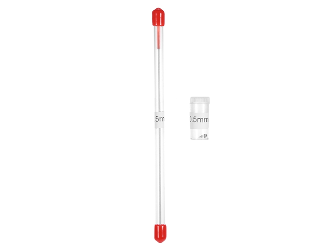 Agulha de 0,5 mm e agulha de reposição para acessórios de aerógrafo, ferramentas de pintura e manutenção.