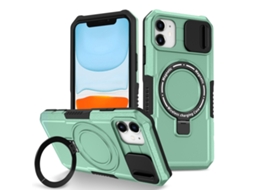 Capa Zruxe Compativel Com Iphone 11 (sliding Camshield - Magsafe - Tpu Hybrid Pc - Azul Claro)