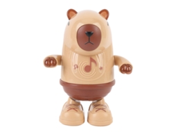Ats brinquedo Elétrico Dançarino de Capybara com Luz e Música para Crianças com Mais de 1 Ano Brinquedo Musical Dançarino