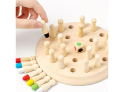 Xj Jogo De Memória Com Palitos De Madeira Coloridos Para Crianças Jogo De Lógica Inteligente Jogo De Treinamento Cerebral Pa Aquaforge