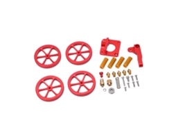 Kit De Extruder Para Impressora 3d, Peças De Nivelamento Com Parafuso, Mola E Bico, Leve E Resistente