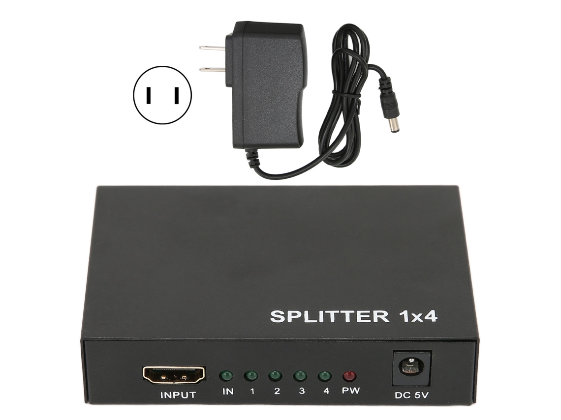 Aetheria divisor de Interface Multimídia Hd 1 Entrada 4 Saídas 1080p para Home Theater