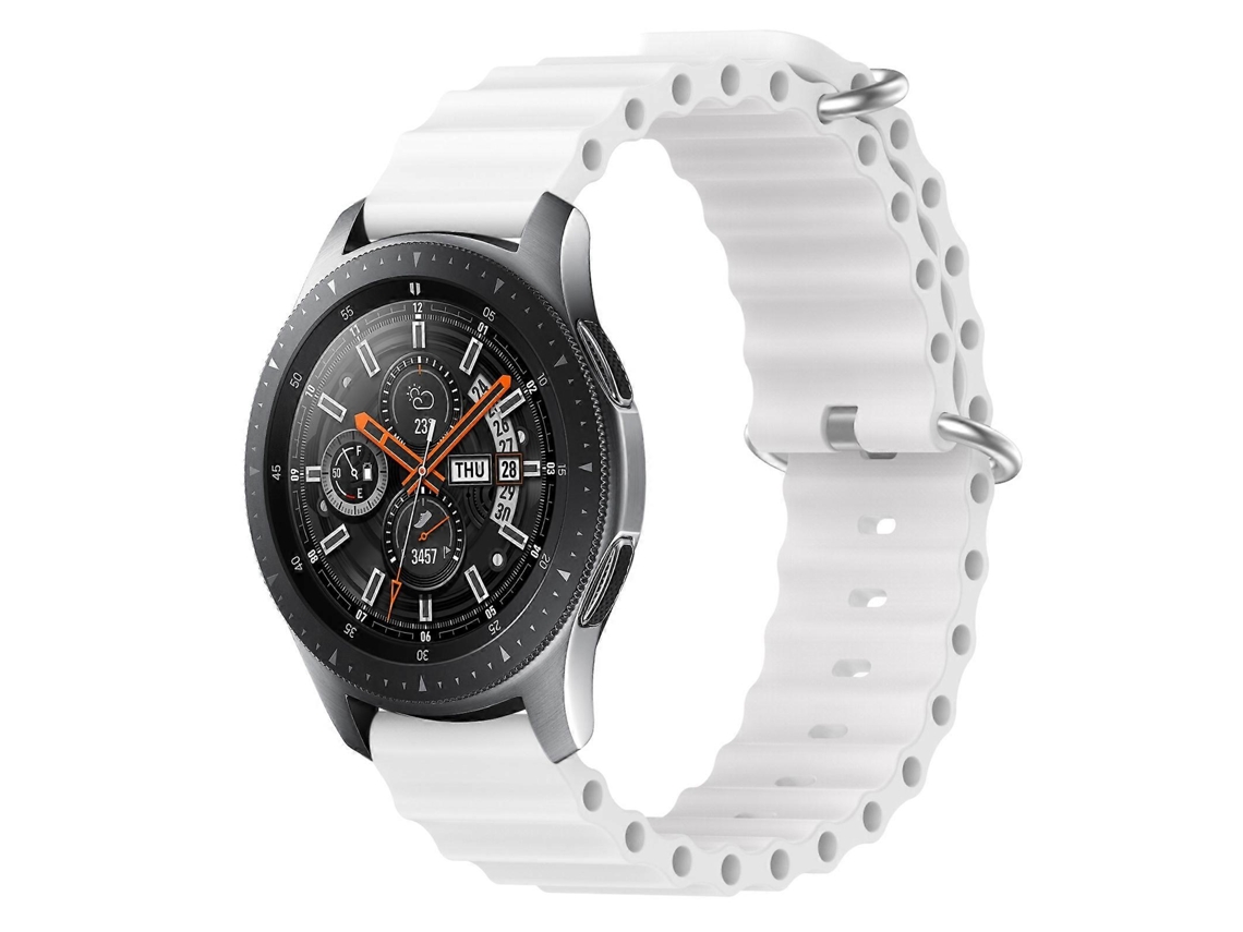 Pulseira De Silicone De Cor Sólida Estilo Oceano Para Samsung Galaxy Watch 46mm 22mm