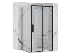 Cabine De Duche De Canto Rea Rapid Slide Black 120x100