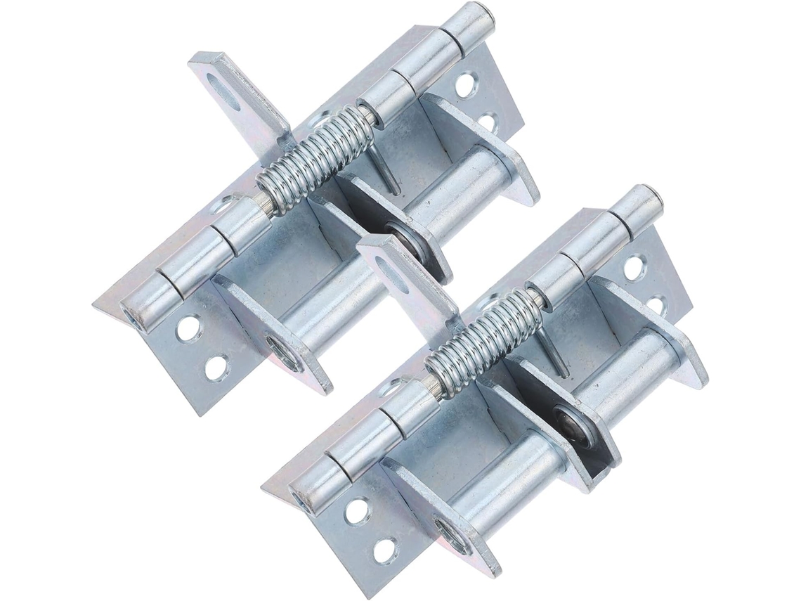 Conjunto De 2 Dobradiças Mola Para Portas, Com Amortecimento Automático E Fechamento, Ideais Para Armários E Guarda
