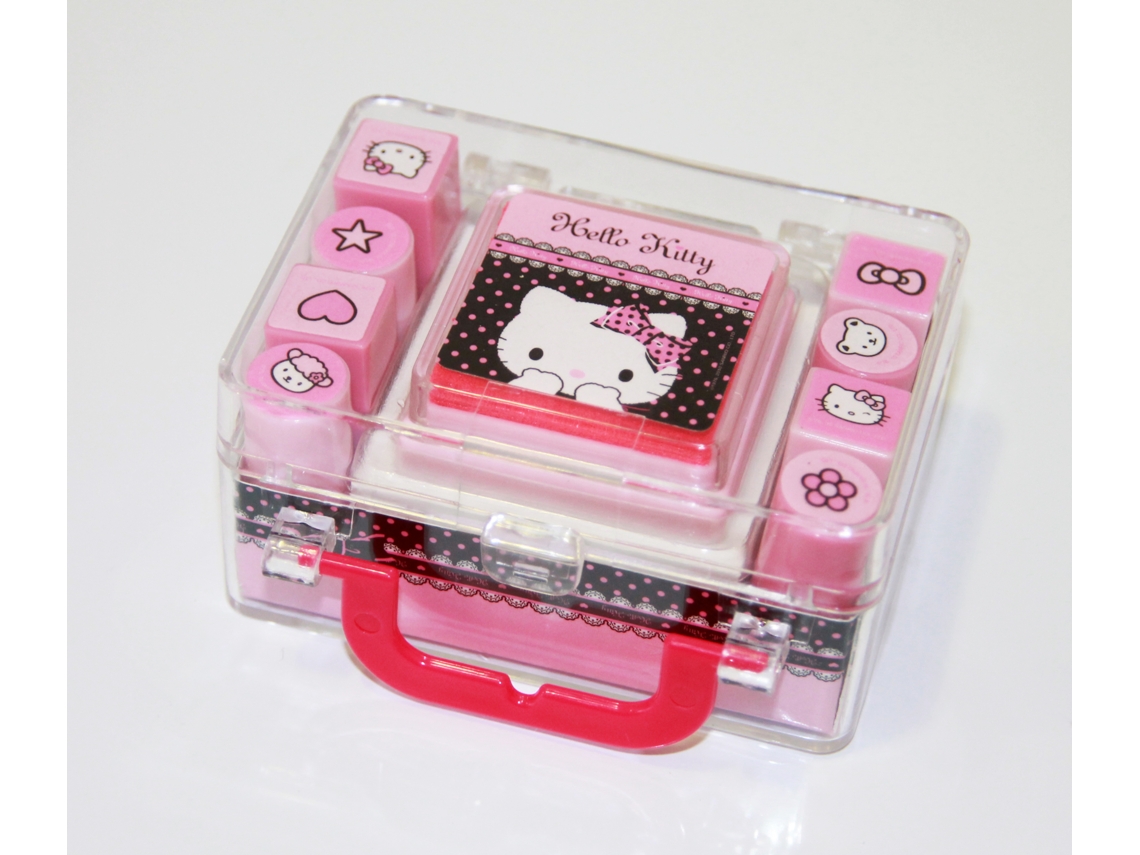 Conjunto de carimbos Hello Kitty