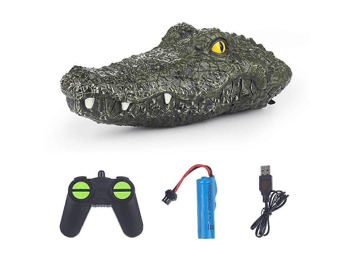 Barco Telecomandado Com Cabeça De Crocodilo Elétrico