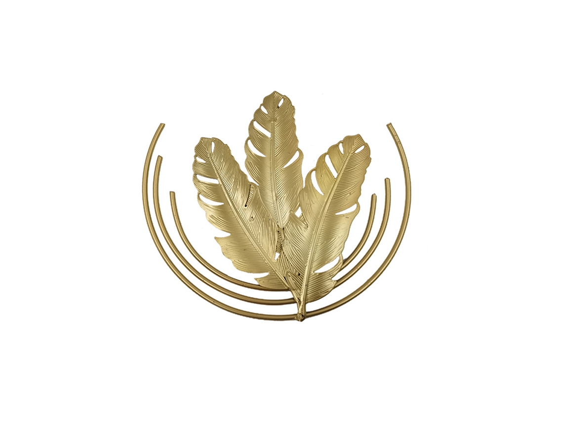 Laxiscreed Decoração De Parede Com Pendente De Folha De Ouro Para Quarto Ou Sala