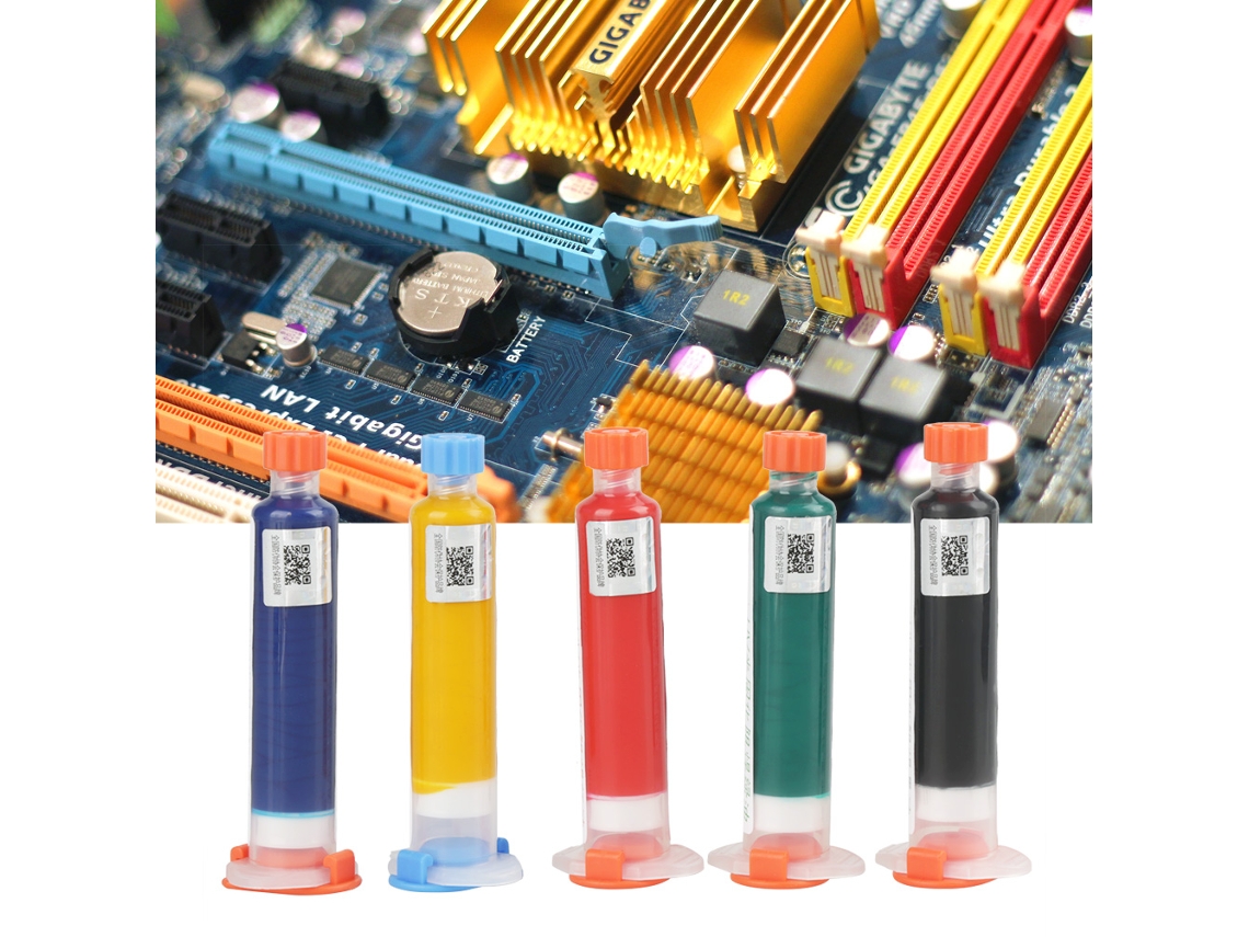 Laxiscreed Pasta De Fluxo Para Soldadura Uv, Reparação De Pcb E Bga - Líquida E Curável