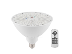 Lâmpada Piscina Led 12v 40w E26 Rgb Controle Remoto Ip68 S/MARCA