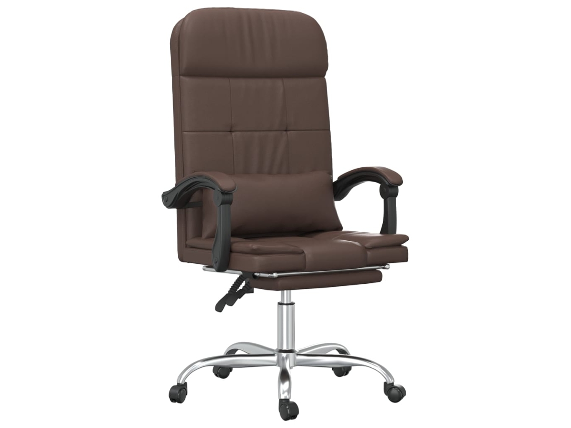 Massage Office Chair, Massage Office Chairs Vidaxl Marrom Couro Artificial (n/a)