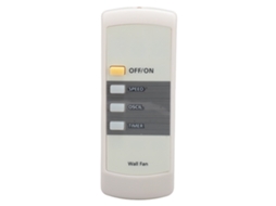 Controle Remoto Para Ventilador De Parede Substituto Multifuncional Compacto Para Casa