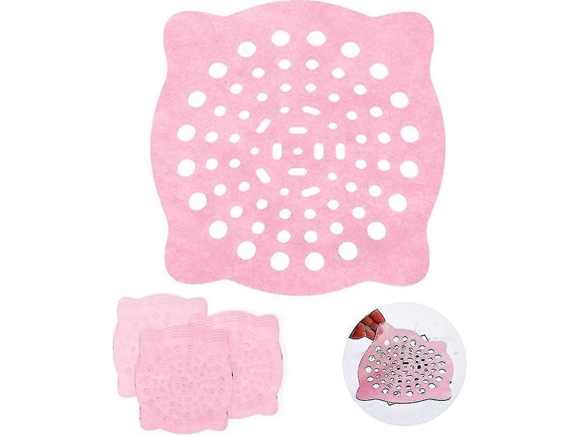 15 Adesivos Descartáveis Para Ralo De Chuveiro, Rosa, 5,9 Polegadas, Para Banheiro