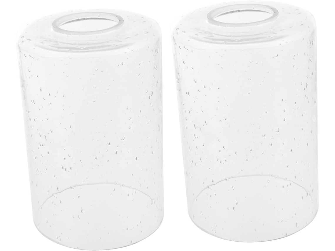 Conjunto De 2 Peças De Vidro Versátil Para Luminárias De Teto Modernas, Com Capa Protetora Para Iluminação Residencial.