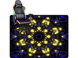 Tapete Cadeira Gamer Piso Escritório Antiderrapante Lavável Resistente Pisos Duros, Proteção Do