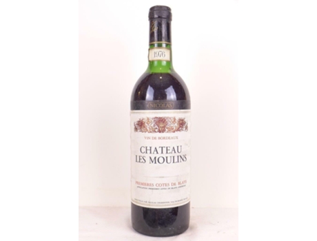 Vinho Tinto CHÂTEAU LES MOULINS 1976 (75 cl - 1 unidade)