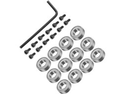 Conjunto De Ferramentas Com Rolamentos Para Fresa De Madeira E Reparo De Metal.