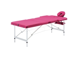 Massage Table, Massage Tables Vidaxl Cor-de-rosa Alumínio