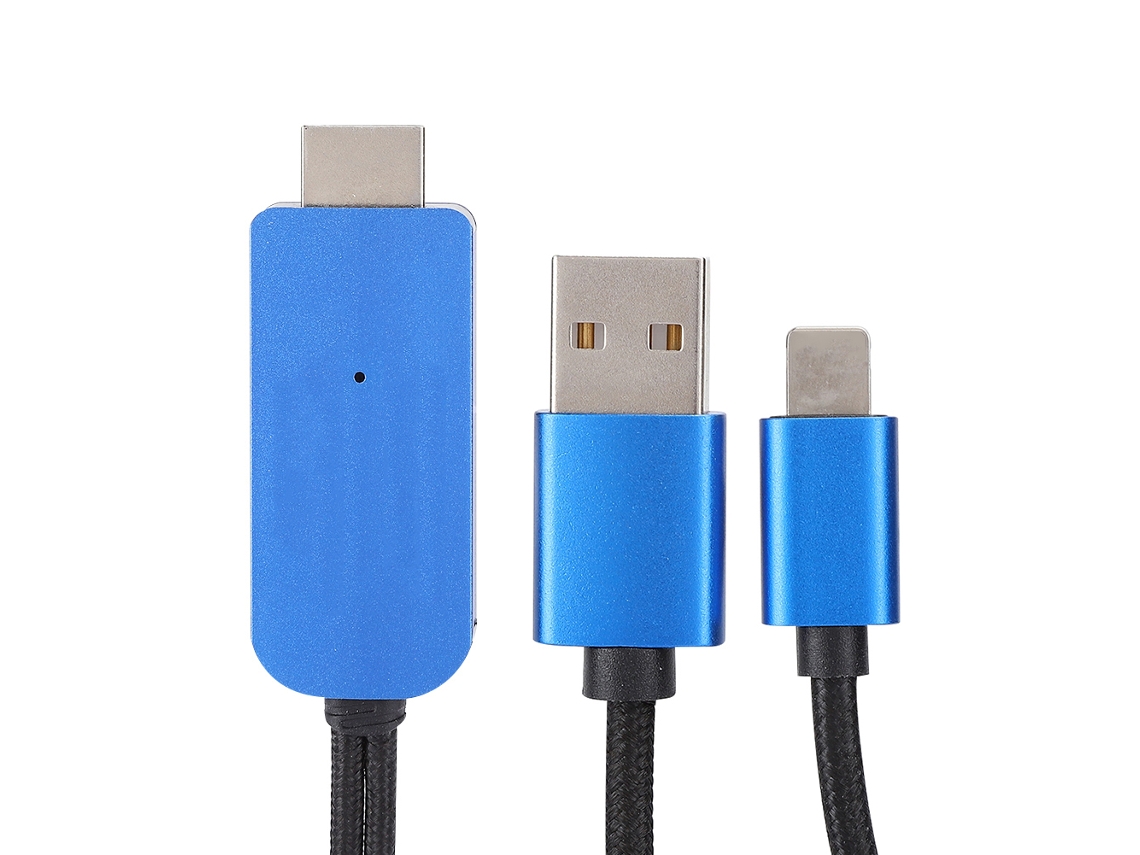 Adaptador Hdmi LAXISCREED para Ios 9.1+ Tv Digital
