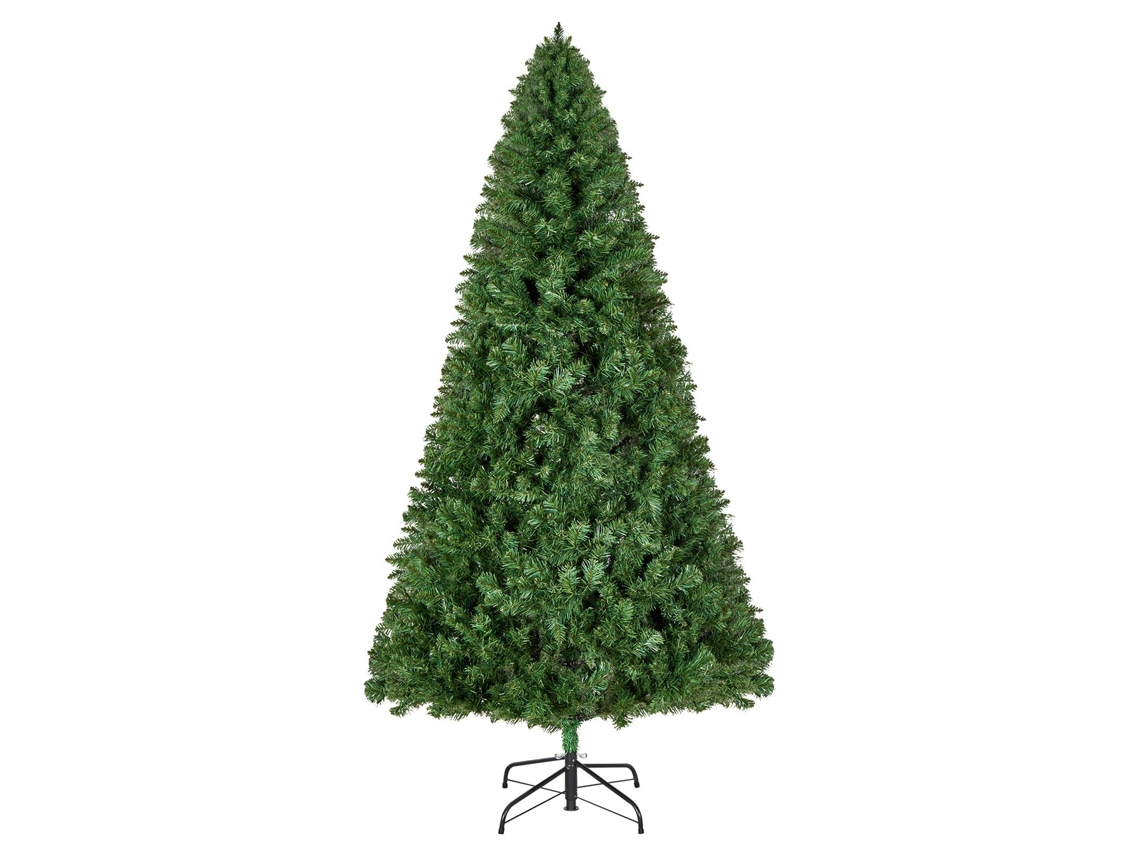 Árvore De Natal Artificial De 1140 X 1800 Mm Com 1250 Ramos De Pvc Verde Vevor